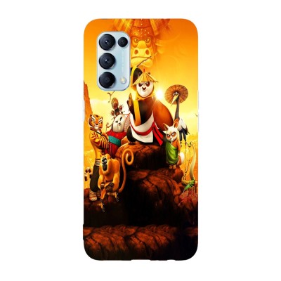 Husa compatibila cu Oppo Find X5 Pro, Viceversa, model Po King Kung fu panda, Silicon, TPU foto