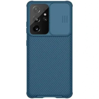 Husa Cover Nillkin CamShield PC pentru Samsung Galaxy A03s Albastru foto