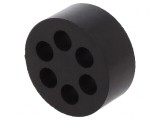 Insert Presetupă 7mm M40 IP54 Cauciuc NBR 6 Orificii