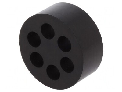 Insert Presetupă 7mm M40 IP54 Cauciuc NBR 6 Orificii foto