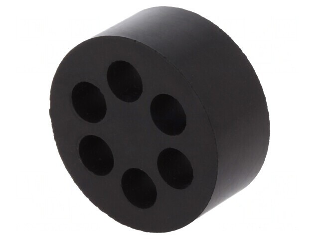 Insert Presetupă 7mm M40 IP54 Cauciuc NBR 6 Orificii