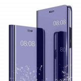 Husa Telefon Flip Book Clear View Huawei P30 Violet