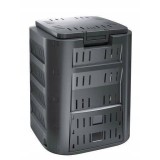Compostor de gradina, 320 L, negru, rezistent la inghet, Compogreen GartenVIP DiyLine, Prosperplast