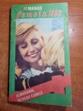Almanah Femeia 1983, 208 pagini, stare buna