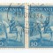 Rom&acirc;nia, LP 97/1932, Carol II, călare, pereche, oblit.