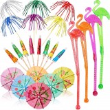 Set 90 decoratiuni pentru petrecere Patelai, plastic/hartie/folie, multicolor