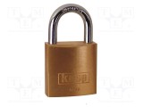 Lacăt cu toartă alamă Protecţie: joasă (nivel 3) A: 30mm C: 5mm
