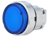 Comutator cu apăsare 22mm albastru