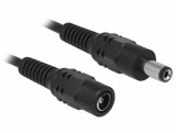 Cablu prelungitor DC 5.5 x 2.1 mm T-M 0.5m, Delock 83290