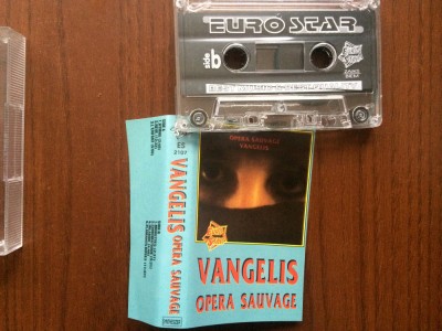 vangelis Opera Sauvage 1979 caseta audio ambientala electronica soundtrack music foto