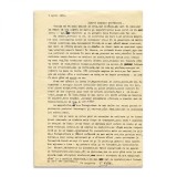 Tudor Arghezi, scrisoare tehnoredactată trimisă lui Al. I. Ștefănescu, 1 aprilie 1956