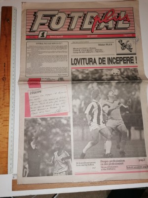 RAR= ZIAR VECHI ANII 90 ANUL 1 , NUMARUL 1 = FOTBAL PLUS foto