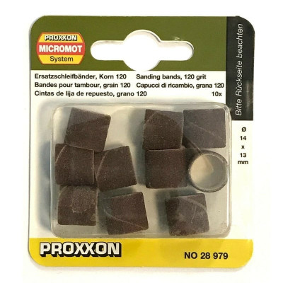 Set cilindri de slefuire Proxxon 28979, O14 mm, granulatie K120, 10 bucati foto