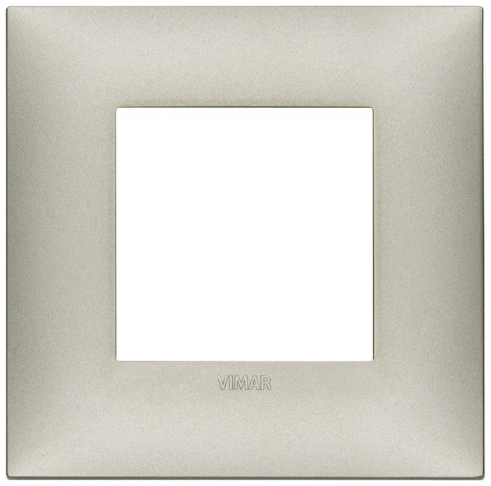 Rama Ornament rectangulara 2M Vimar Neve nichel mat 09662.22
