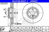 Disc frana AUDI A4 Avant (8K5, B8) (2007 - 2015) ATE 24.0130-0221.1