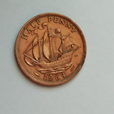 M3 C50 - Moneda foarte veche - Anglia - Half penny - 1964