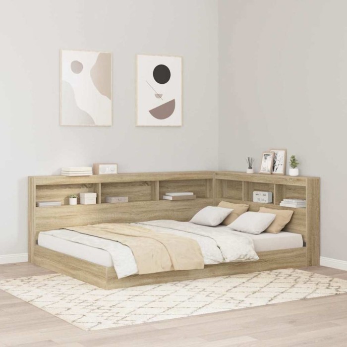 vidaXL Tăblie de depozitare cu raft Stejar sonoma 135 cm Lemn compozit 3335551
