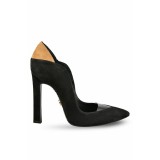 Pantofi Mihai Albu din piele intoarsa Black Coluber