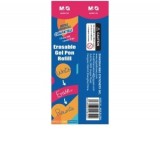 Rezerva roller cu stergere, 0.7 mm, albastru cristal, bullet tip, M&amp;amp;amp;G