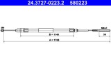 ATE 24.3727-0223.2 Cablu, frana de parcare