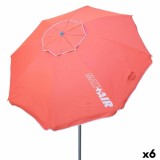 Umbrelă Aktive Coral &Oslash; 200 cm 200 x 200 x 200 cm 200 x 198 x 200 cm UV50 (6 Unități)