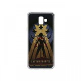 Husa Samsung Galaxy J6 Plus Marvel Silicon Captain Marvel 002 Navy Blue