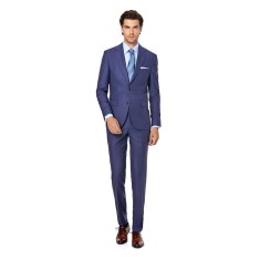 Costum barbati bleumarin regular CTRE13