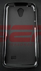 Toc plastic siliconat Vodafone Smart N8 NEGRU foto