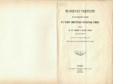 1672SPN Flosculus veritatis de Ecclesiarum unione ex variis Orientalis Ecclesiae libris studio RR PP Ordinis S Basilii Magni ... Romae 1862