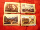 Serie mica URSS 1974 - pictori sovietici , 4 valori
