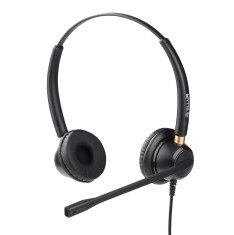 Casti cu fir call center Tellur Voice 520N, binaural, USB, foto