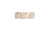 Covoras Decorativ din Imitatie de Blana Bej Alb pentru Hol 150x50cm, Oem