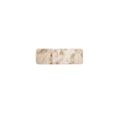 Covoras Decorativ din Imitatie de Blana Bej Alb pentru Hol 150x50cm
