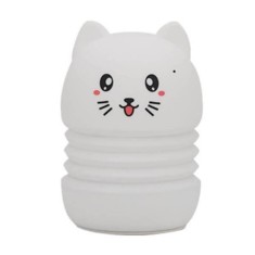 Lampa tactila Edman Cat pentru copii Led cu 3 culori, 5V, incarcare USB