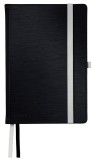 Caiet de birou Leitz Style A5 80 file matematica negru satin