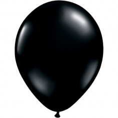 Balon Latex Onyx Black, 11 inch (28 cm), Qualatex 43737 foto