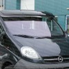 Parasolar Parbriz Opel Vivaro 2010-2014 Negru, Retractabil, cu Prinderi