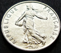 Moneda 1/2 FRANC (50 CENTIMES) - FRANTA, anul 1991 * cod 1703 A