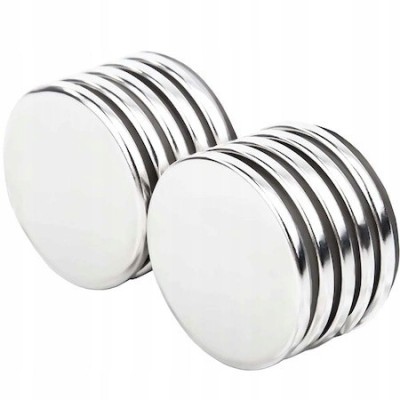 Set 10 magneti Neodim universali, diverse activitati, 25x2 mm - Rotund foto