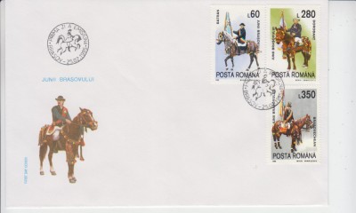 C12 - FDC Romania - Junii Brasovului - LP1370 - 1995 foto