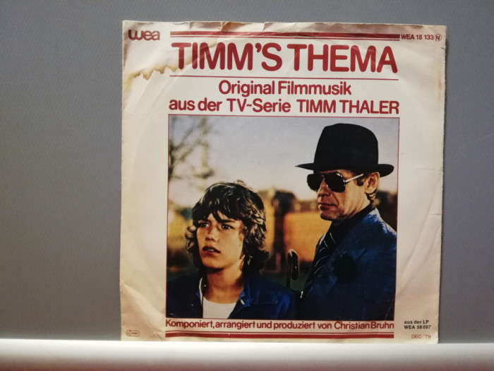 Timm&rsquo;s Thema &ndash; Original Soundtrack (1979/Warner/RFG) - Vinil Single pe &#039;7/NM