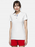 Tricou polo slim pentru femei - alb, 4F Sportswear