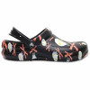 Saboti Crocs Bistro Graphic Clog Negru - Black/White/Black, 36 - 38