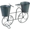 Suport metalic pentru ghivece flori, MagicHome, model bicicleta, 2 suporturi, 50x15x37 cm GartenVIP DiyLine, Magic Home