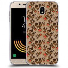 Husa Samsung Galaxy J5 2017 Silicon Gel Tpu Model Rudolf Pattern foto