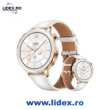 Smartwatch OPPO Watch X2 Mini, 43mm, GPS, Ceas Android, ECG, 18K Gold Plated, 5ATM, Glimmer Gold