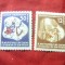 2 Timbre DDR 1951 - Festivalul Tineretului , 2 valori