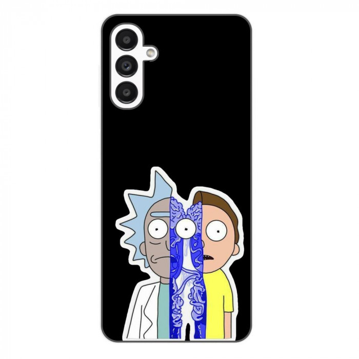 Husa compatibila cu Samsung Galaxy A34 5G Silicon Gel Tpu Model Rick And Morty Connected