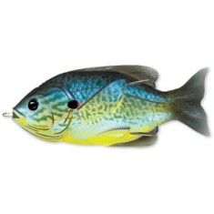 Swimbait Live Target Hollow Body Sunfish Walking Bait, Blue / Yellow Pumpkinseed, 7.5cm, 12g foto
