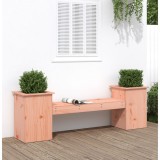 Cumpara ieftin Banchetă cu jardiniere, 184,5x39,5x56,5 cm, lemn masiv Douglas